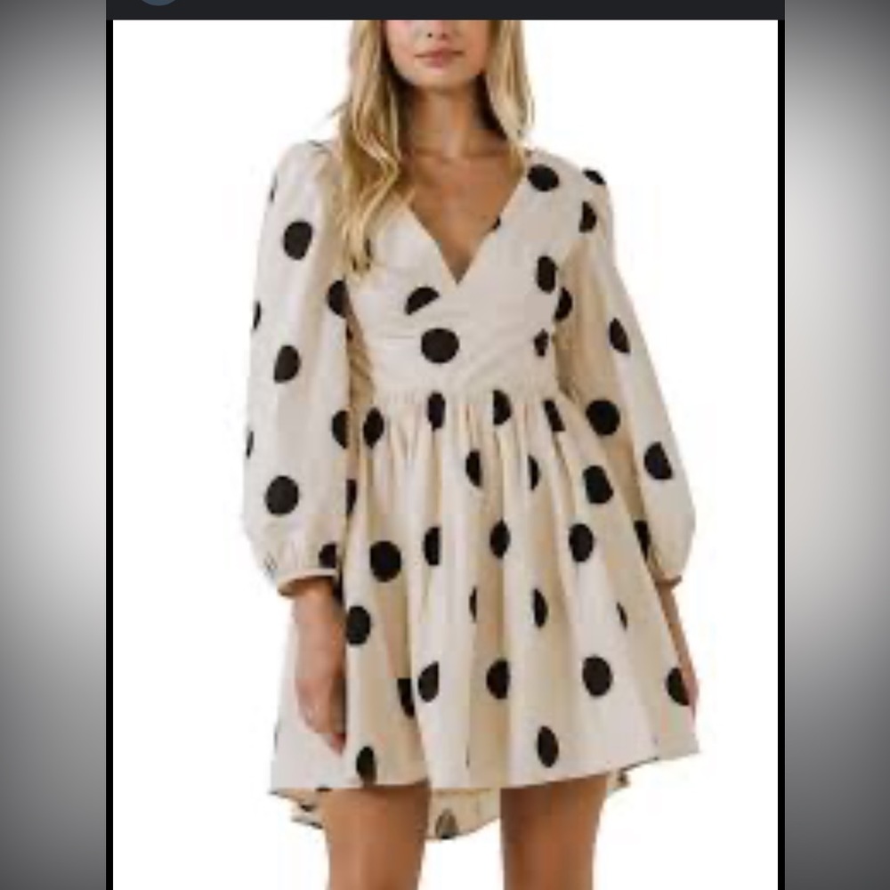 Womens dotted dress